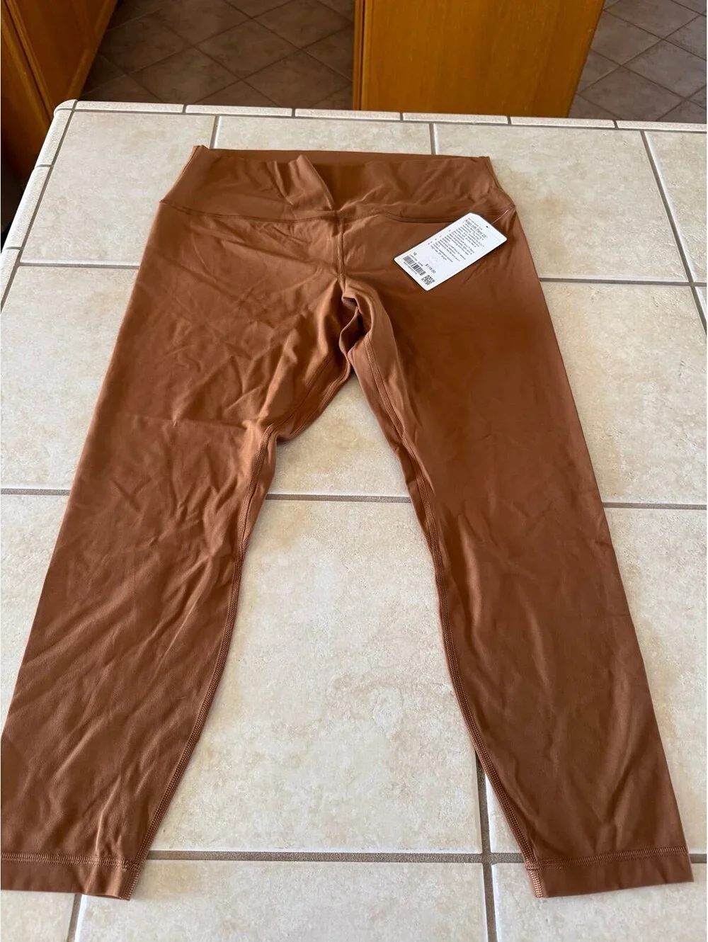 Lululemon Align High Rise 25” Copper Brown Size 16 NWT
